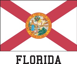 Florida Flag Vector Illustration | AnnTheGran.com