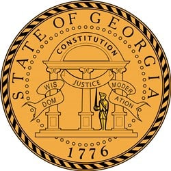 Georgia State Seal Vector Illustration | AnnTheGran.com