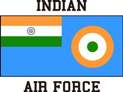 Indian Air Force Vector Illustration | AnnTheGran.com