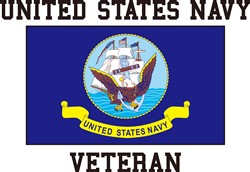 United States Navy Veteran Vector Illustration | AnnTheGran.com