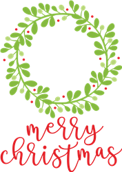 Merry Christmas Wreath SVG file - SVG cut files.com | AnnTheGran.com