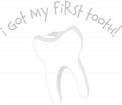 First Tooth Vector Illustration | AnnTheGran.com