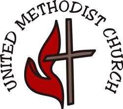 United Methodist Church Vector Illustration 