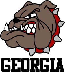 Georgia Bulldog Vector Illustration 