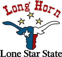 Long Horn Vector Illustration | AnnTheGran.com