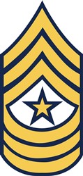 Army Sergeant Major Vector Illustration | AnnTheGran.com