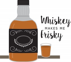 Frisky Whiskey Vector Illustration | AnnTheGran.com