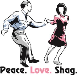 Peace Love Shag Vector Illustration | AnnTheGran.com