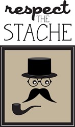 Sweat à Capuche 'Respect The Stache' | Hommage à La Moustache – Coupe Classique, 241 G