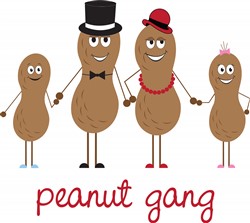 Peanut Gang Vector Illustration | AnnTheGran.com