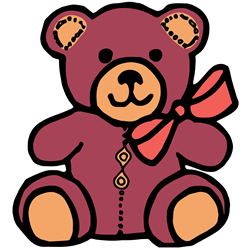 Valentine Teddy Bear SVG file - SVG cut files.com