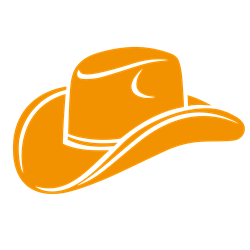 Cowboy Hat SVG Cut and Clipart File, Instant Download