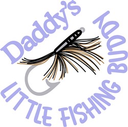 Little Fishing Buddy Vector Illustration | AnnTheGran.com