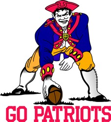 Go Patriots Vector Illustration | AnnTheGran.com