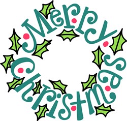 MERRY CHRISTMAS WREATH SVG file - SVG cut files.com | AnnTheGran.com