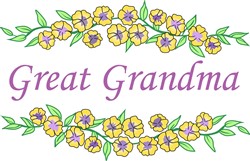 GREAT GRANDMA Vector Illustration | AnnTheGran.com