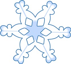 SNOWFLAKE Vector Illustration | AnnTheGran.com