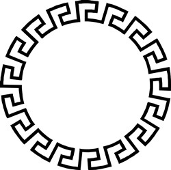 GREEK KEY CIRCLE SVG file - SVG cut files.com | AnnTheGran.com