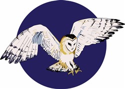 NIGHT BARN OWL Vector Illustration | AnnTheGran.com