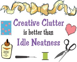 CRAEATIVE CLUTTER Vector Illustration | AnnTheGran.com