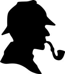 Sherlock Holmes SVG file - SVG cut files.com | AnnTheGran.com