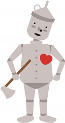 Tin Mans Heart Vector Illustration | AnnTheGran.com