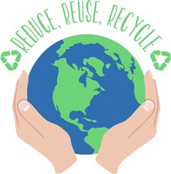 Reduce Reuse Recycle Vector Illustration | AnnTheGran.com