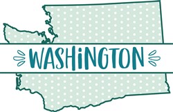 Washington State Vector Illustration | AnnTheGran.com