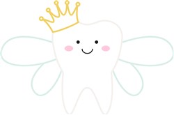 Tooth Fairy Outline Vector Illustration | AnnTheGran.com