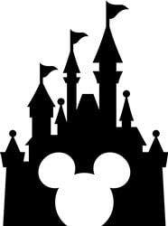 Mickey Mouse Castle SVG file - SVG cut files.com | AnnTheGran.com