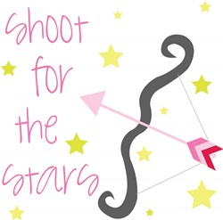 Shoot For The Stars Vector Illustration | AnnTheGran.com