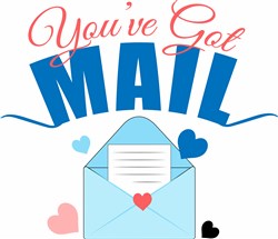 You've Got Mail Valentine's Pink Letterbox Royalty Free SVG
