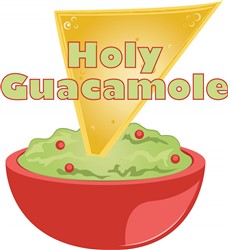 Holy Guacamole Vector Illustration | AnnTheGran