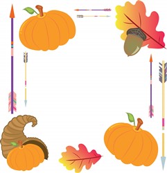 Thanksgiving Frame Vector Illustration | AnnTheGran