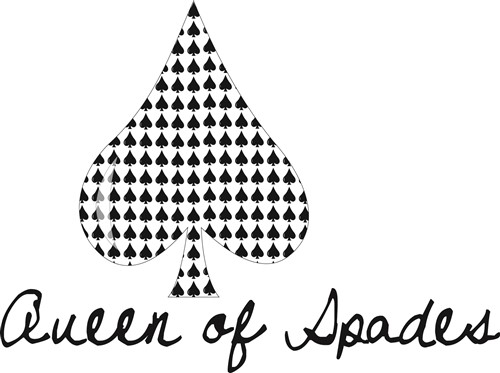 Queen of Spades Vector Illustration | AnnTheGran