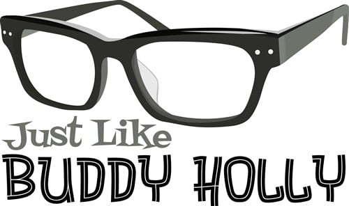 Buddy Holly Silhouette