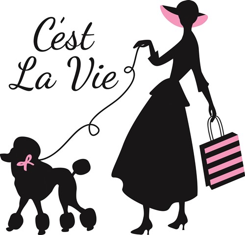 Cest La Vie Vector Illustration | AnnTheGran