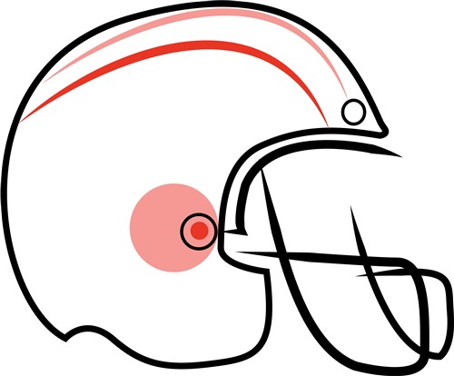 Football Helmet Vector Illustration | AnnTheGran