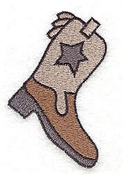 Cowboy Boot Embroidery Design | AnnTheGran.com