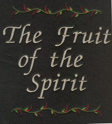 Fruit Of The Spirit Embroidery Design | AnnTheGran