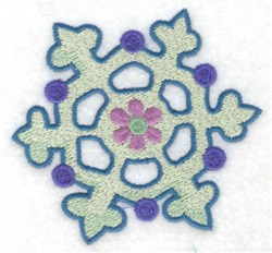 Snowflake 10 Embroidery Design | AnnTheGran