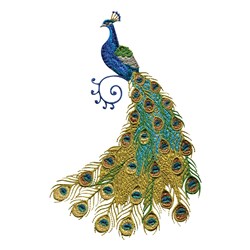 Peacock Embroidery Design | AnnTheGran