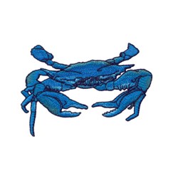 Blue Crab Embroidery Design | AnnTheGran.com