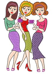 Coffee women embroidery design  annthegran Coffee women embroidery design  annthegran