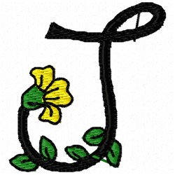 Floral alphabet j embroidery design  annthegran Floral alphabet j embroidery design  annthegran