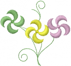 Flower Bundle Embroidery Design | AnnTheGran