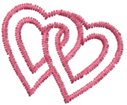 Interlocking Hearts Embroidery Design | AnnTheGran