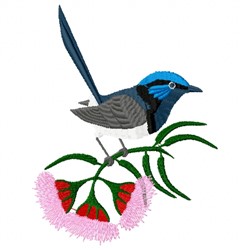 northen wren bird embroidery designs pes