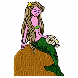 Mermaids Embroidery Design | AnnTheGran