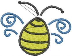 Free Bumble Bee Embroidery Design | AnnTheGran